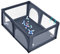 GOPLUS Baby Laufstall mit 50 Spielbällen, Krabbelgitter für Kleinkinder & Säulinge, stabiler Laufgitterzelt mit atmungsaktivem Netz, Reisebett mit Tür und Reißverschluss (120x190cm, Dunkelgrau)