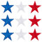 GORGECRAFT 90PCS Pentagram Patriotic Iron on Patches Embroidery Star Cloth Patch Independence Day Patches Sew on Appliques Fabric Stars Stickers for Clothing Jackets Backpack Repairing Decorations