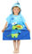 Badetücher Kinder mit Kapuze, Mikrofaser Poncho Handtuch Kinder Strandtücher Schwimmen Pool Handtuch Badetuch Duschtücher Bademantel für Mädchen, Jungen Kleinkind 2-8 Jahre alt (Krokodil)