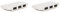 NGS USB IHUB4- Hub de 4 Puertos USB 2,0, Color Blanco (Paquete de 2)