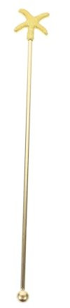 LIFKOME Pineapple Stirring Rod Swizzle Stick Metal Trim Coffee Mixer Cocktail Swizzle Stirrer Nordic Decor Cocktail Stirrer Dessert Spoon Metal Decor Banquet Bar Spoon Stainless re-usable