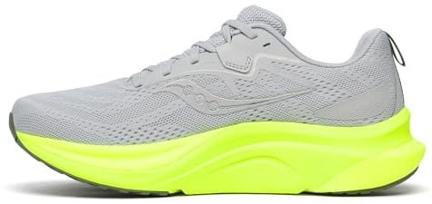 Saucony Men's Tempus 2 Sneaker, Cloud/Citron, 10 UK