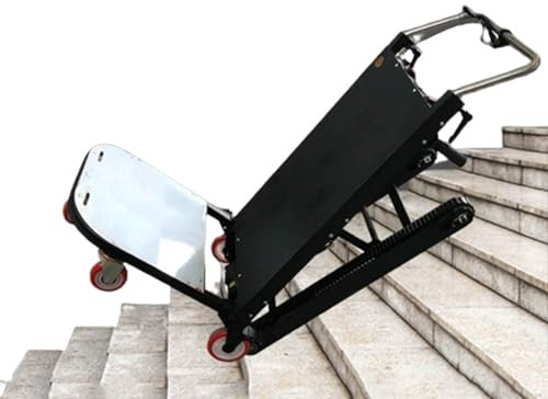 CRBUDY Carrello saliscale Elettrico - Carrello saliscale Automatico Tipo cingolato, Adatto per mobili/logistica/Magazzino,36AH ()