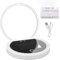 Espejo Cosmético UV para el Cuidado de la Piel con Protector Solar, Espejo de Doble Cara Portátil con Aumento 2X con Cámara UV, Espejo de Viaje Plegable de 3,8 Pulgadas para