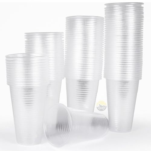 KURTT - 2000 Stück Trinkbecher - Bierbecher PP 12oz/300ml - Plastikbecher - Eventbecher - DrinkbEker - Partybecher - Einwegbecher - Partybecher - Partyartikel - Veranstaltungen - Tassen - Trinkbecher