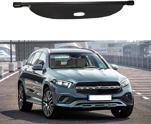 LUlude Auto Einziehbarer Laderaumabdeckung Kofferraum für Benz GLC 250 X253 C253 2016-2022, Schutz Der Privatsphäre Abdeckung Hutablage, Ausziehbar