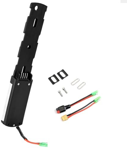 Ebike Battery Base Plate 5Pin 4Pin, Hailong Ebike Battery Mounting Bracket with Discharge Cable Connector Adapter (4Pin Base-HL1)