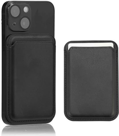 koffer-direkt.de Tag-It Magnet Safe Wallet kompatibel mit der iPhone 17/16/15/14/13/12er Serie, RFID-Kartenhalter mit MagSafe Magnet (Schwarz)