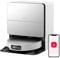 roborock Saros 10 Robot Vacuum Cleaner with Mop, 22,000 Pa, 3.14-Inch Ultra Slim, Zero-Tangling, AI 3.0 Obstacle Avoidance, Auto Detachable Mop, 80°C Mop Washing, Hot Water Dock Self Cleaning (White)