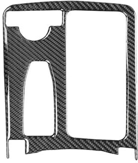 Mittelkonsole Panel Auto Rahmen Aufkleber Tasse Halter Panel Trim Abdeckung Für A&M&G Für C E Klasse C204 S204 C220 C350 E43 C63 W212 C207 W204 Coupe Auto Innenraum Rahmen(Carbon Fiber(LHD))