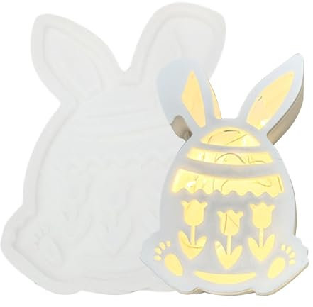 Osterhase Keksausstecher, Osterhase Silikonform - Osterhase Gips Form Handgemachte Osterhase - Antihaft Formen für Osterdekorationen für Ostern Party