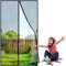 Tenda Magnetica, 120x250cm Zanzariera Porta Magnetica, Chiuso Automaticamente Pieghevole Si Chiude da Sola, per Porte da Balcone Cantine Terrazze JPP1k Nero