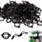 HomeJoySet Neu 2025! 100 Weiße, Gesicherte Pflanzenclips Aus Kunststoff – Ideal for Kletterpflanzen, Spaliere, Obst Und Veredelungen(B,150)