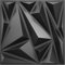 STICKGOO 20 Pack 3D Wall Panels for Interior Wall Decor, 12''x12'' Black Accent Diamond Wall Panels for Gaming Room Bedroom TV Background
