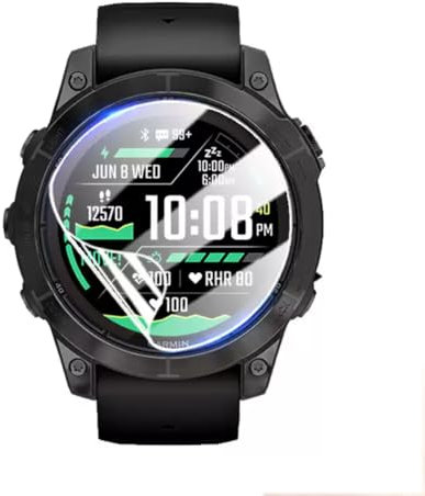 SRSRROP 5 Piezas Compatible con GRMIN quatix 7/7 Pro Protector de Pantalla 1.3 Accesorios，Film Protección para Smart Watch,Película de hidrogel TPU Flexible de Cobertura Total