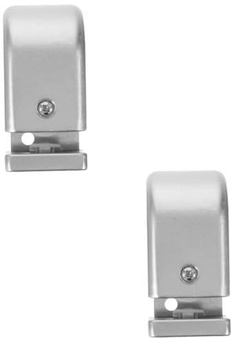 SHINEOFI 2 Pièces Guide de Porte Coulissante Verre avec Roue Ajustable pour Portes Poussantes Accessoire de Stabilisation Balancement