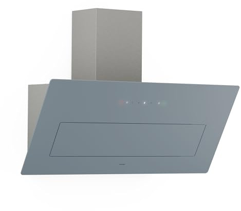 Klarstein SleekAir köksfläkt – 90 cm huvudfri huva, 718 m³/h, A++ energieffektivitet, touch-drift, LED-belysning 2700–6500 K, dubbel ventilation, rostfritt stål