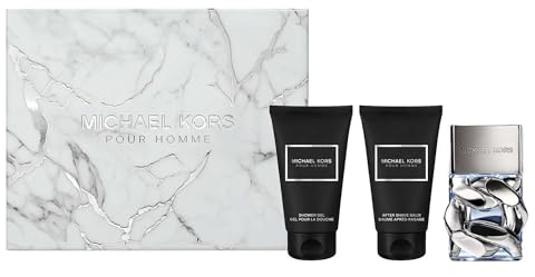 Michael Kors Pour Homme Eau de Parfum 50 ml Geschenkset (enthält Eau de Parfum, Duschgel und Aftershave Balsam)