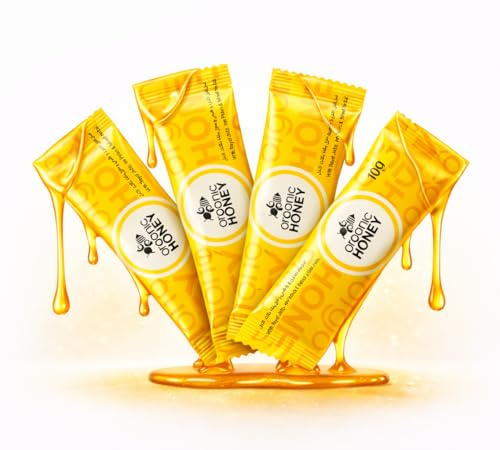Miel Aphrodisiaque Premium aux Ingrédients Traditionnels – Saveur Intense & Recette Inspirée des Traditions – 4 Sticks de 10 g