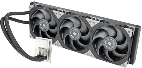 SilverStone XE420, Refroidisseur liquide tout-en-un haute performance avec radiateur de 420 mm et triple ventilateurs pour serveurs mono-processeur, SST-XE420
