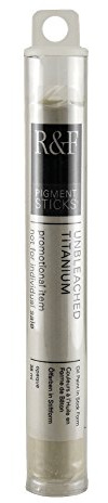 R & F : Pigment Stick (Oil Paint Bar) : 38ml : Unbleached Titanium I (211A)
