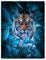 Dick Decke Weich Wärme Gemütlich Flanell-Fleece Sofadecke Deckeldecke Tropische Pflanze Tiger Tarnung Tarnung 125 x 200 cm