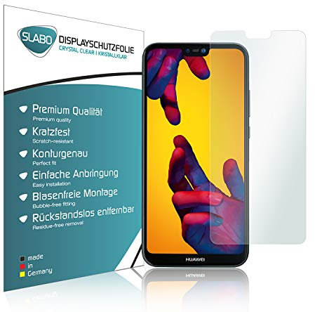 Slabo 4 x Film de Protection d'écran pour Huawei P20 Lite Protection écran Film Ultra Clair