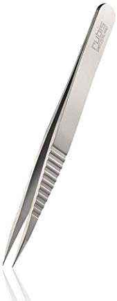 Rubis Pinzas depilar profesionales precision - punta fina para el vello encarnado y las astillas