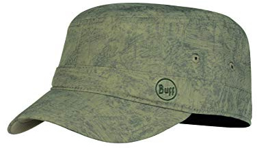 Buff Erwachsene Military Cap, Zinc Taupe Brown, S-M