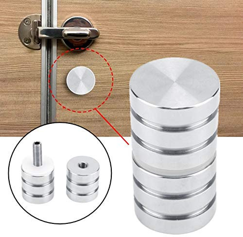 Bouton de porte de douche en acier inoxydable quincaillerie pour poigne de salle de bain ronde dos dos