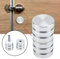 Bouton de porte de douche en acier inoxydable quincaillerie pour poigne de salle de bain ronde dos dos