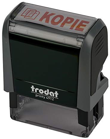 Trodat Printy 4912 grau KOPIE ROT