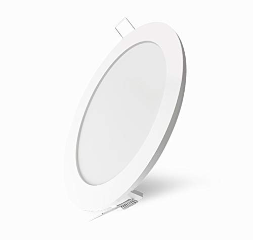 12 Watt Hochwertige Ultraslim LED Panel Unterputz Lichtpanel Einbauleuchte Einbaupanel Deckenleuchte Deckenlampe Rund Ø 170mm mit integriertem Trafo Neutralweiss