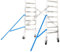 Alumexx - Fahrgerüst stabilisator - Rollgerüst stabilisator - Kleingerüst stabilisator - (2 x) 180 - Rollgerüstzubehör - Passend für alle ALX FS-, AS- und BS-Gerüste