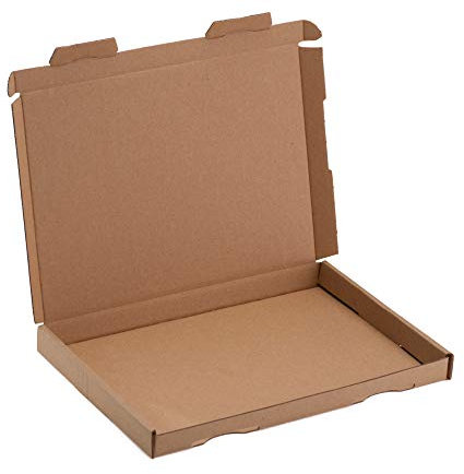 25 Großbriefkartons 230 x 160 x 20 mm DIN A5, Verpackung Versand Schachtel aus Wellpappe Karton Kiste Postversand Maxibrief