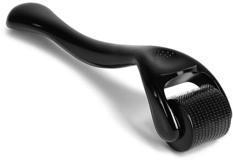 OCHILIMA Dermaroller, 0,5mm 540 Titan Micronadel-Roller für Gesicht Gesichtsfalten Haarausfall Dehnungsstreifen Haarwuchs Bart roller professionelle Microneedling Derma Needling Kit mit Fall (0,5mm)