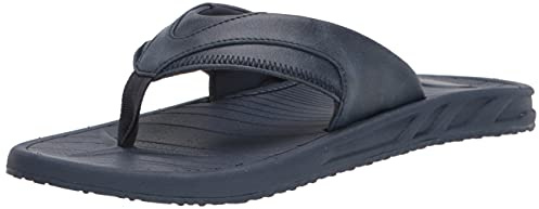 Amazon Essentials Men's Flip Flop Sandal, Navy, 10 UK