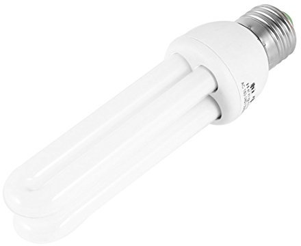 RCYF-E27 VIS Lampe d'économie d'énergie Daylight 2U ampoule 15W AC 180-240V
