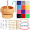 KARSSPOR Clay Beads Kit with Bead Spinner, Polymer Clay Beads & Big Eye Beading Needles