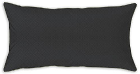 Curt Bauer Mako-Brokat-Damast Kissenbezug einzeln Dessin 9008 Arezzo Farbe ebenholz-3826 Größe 40x80cm