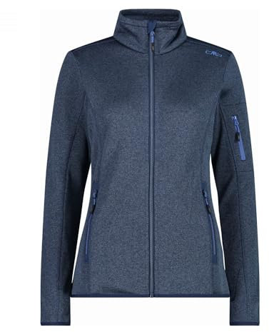 CMP Damen Strickjacke Knit-Tech Jacke, Blau-Provence, 34 EU