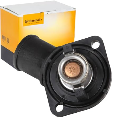 Continental Thermostat Kühlmittel Kühlwasserthermostat mit Dichtung Öffnungstemperatur:89°C für FIAT QUBO (225) FIORINO Kasten/Kombi (225) Fiorino MPV (225) passend für PEUGEOT 207 (WA, WC) 207 SW