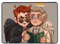 MayDee Good Omens Emaille Abzeichen Anstecknadel Accessoires Für Kleidung, Good Omens Fanzine Badge Engel Und Dämonen (A)