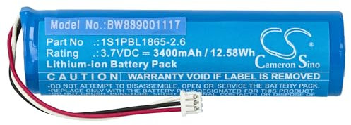 vhbw Batterie Compatible avec Philips Avent SCD841, SCD841/26, SCD845/26 Moniteur bébé, babyphone (3400mAh, 3,7V, Li-ION)