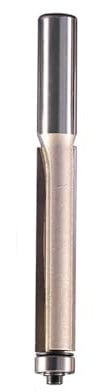 Flush Trim Router Bit, Extra Long Top and Bottom Bearing Guided Trimmer Router Cutter for Woodworking Milling Cutting, 1/2 x 1/2 x 2