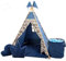 GOLDEN Kids Tent Teepee mit Bodenmatte, Kissen & Bällen - Tipi Zelt Kinderzimmer - Tippi Kinderzelt Junge - Tipi Zelt für Kinder - Spielhaus Kinder Indoor - Indoor Spielgeräte - Autos