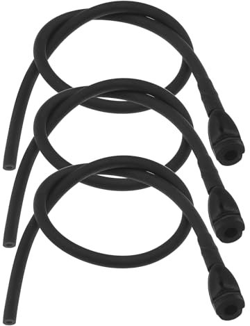 VGOL 3 Stück Gummi-Peep-Sights Compound-Bogen Peep-Sight-Gummischlauch Peephole-Bogenrohr Peep-Sight-Zugschnur Peep-Loch-Compound-Bogen-Zubehör Schwarz