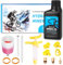 cyctravel Bremsen Entlüftungsset für SHIMANO Hydraulikbremsen. Mountainbike Bremsen Entlüftungsset Inklusive 150ML Mineralöl-Bremsflüssigkeit und Schritt-für-Schritt-Anleitung.