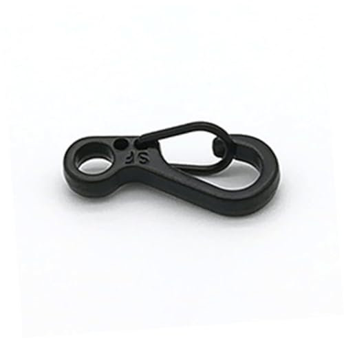 JECOMPRIS 15pcs Mini Carabiner Clip Small Buckle Carabiner Key Rings LED Slap Wrist Band Tennis Heat Shrink Sleeve Swimming Goggles for Men Keychain Lock Hook Blackalicious Backpack Metal