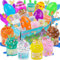 LAWOHO Butter Slime Kit Easter Basket Stuffers - 6 Prefilled Easter Eggs with Butter Slime & Cute Slimes Add-ins, Soft & Non Stick Fluffy Slimes for Birthday Party Favors for Girls & Boys Egg Fillers
